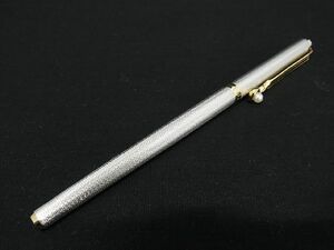 ■極美品■ MIKIMOTO ミキモト 本真珠 アコヤ真珠 パール 約4mm ボールペン 筆記用具 ステーショナリー シルバー系 DD2156