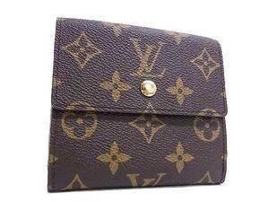 1円 ■極美品■ LOUIS VUITTON ルイヴィトン M61652 モノグラム ポルトモネ ビエ カルトクレディ 三つ折り 財布 ウォレット AV0476