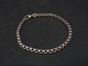 1円 TIFFANY＆Co ティファニー ベネチアンリンク SV925 ブレスレット アクセサリー レディース メンズ シルバー系 AN6797