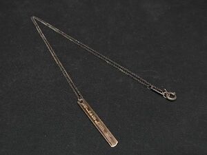 1円 TIFFANY＆Co ティファニー 1837 ナロー 175周年 SV925×メタル ネックレス ペンダント アクセサリー ピンクゴールド系 AR5836