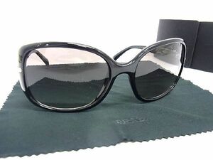 1円 ■極美品■ PRADA プラダ SPR08O 1AB-0A7 サングラス メガネ 眼鏡 レディース メンズ ブラック系 AV2728