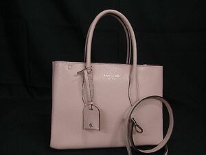 1円 ■美品■ kate spade ケイトスペード S338 レザー 2WAY クロスボディ トート ハンドバッグ ショルダー レディース ピンク系 AT2723