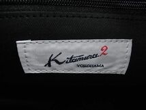 1円 ■美品■ Kitamura K2 キタムラケイツー レザー ハンドバッグ トート ショルダー 肩掛け レディース ベージュ系 CD0228_画像6