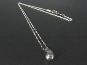 1円 TIFFANY＆Co ティファニー エルサペレッティ ティアドロップ SV925 ネックレス アクセサリー レディース シルバー系 AU1081