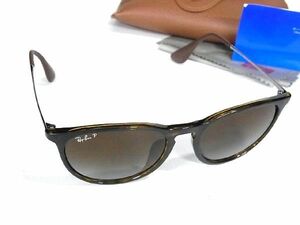 1円 ■極美品■ Ray-Ban レイバン RB4717-F ERIKA 710/T5 ポラライズド 偏光レンズ サングラス メガネ 眼鏡 ブラウン系 AV1462