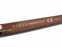 1円 ■極美品■ GUCCI グッチ GG3525/K/S XSJFM ラブリーハート サングラス メガネ 眼鏡 レディース ブラウン系 AV2203_画像5