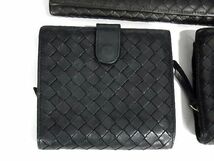 1円 ■美品〜■ BOTTEGA VENETA ボッテガヴェネタ イントレチャート 二つ折り 等 長財布 ウォレット 7点セット まとめ売り DA5541_画像4