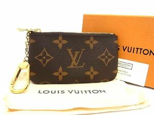 ■極美品■ LOUIS VUITTON ルイヴィトン M62650 モノグラム ポシェット クレ コインパース コインケース 小銭入れ ブラウン系 CB1371