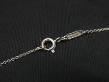 1円 ■極美品■ TIFFANY＆Co ティファニー インフィニティ SV925 ネックレス ペンダント アクセサリー シルバー系 AU1311_画像3