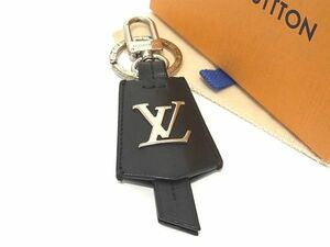 1円 LOUIS VUITTON ルイヴィトン M68020 LV クロッシュ クレ キーホルダー キーリング チャーム レディース ブラック系 AV1606