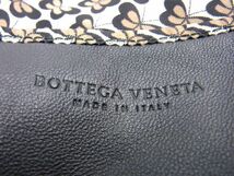 ■極美品■ BOTTEGA VENETA ボッテガヴェネタ イントレチャート レザー リバーシブル バタフライ トートバッグ ブラック系 BG4934_画像8