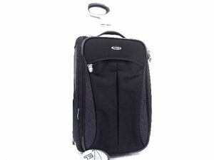 1円 ■美品■ TUMI トゥミ 6422STE ナイロンキャンバス ダイヤルロック式 2輪 キャリーバッグ キャリーケース ブラック系 AS4561