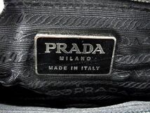 1円 PRADA プラダ テスートナイロン トートバッグ ハンドバッグ レディース メンズ ブラック系 BG5201_画像6