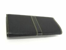 1円 ■極美品■ LOUIS VUITTON ヴィトン M95645 スハリ ポルトフォイユ ル ファヴォリ 二つ折り 長財布 ウォレット ブラック系 AU3215_画像2