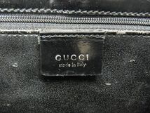 1円 GUCCI グッチ 001 3122 レザー ワンショルダーバッグ 肩掛けかばん レディース ブラック系 BG5089_画像6