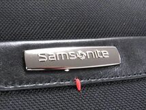 1円 ■美品■ Samsonite サムソナイト ナイロンキャンバス ガーメントバッグ ガーメントケース スーツカバー メンズ ブラック系 BG5242_画像6