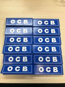 OCB 新品未使用 手巻き タバコ ペーパー 12個セット OCB cigarette rolling paper Cartina da rollaer Papier a rouler Made in France