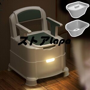  portable toilet nursing for simple toilet sensor ight-light attaching seat height 47.8cm simple toilet seat bedside for toilet q2794