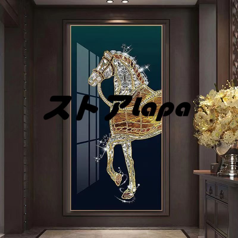 Entrance decoration painting, Matao Cheng Kung corridor staircase mural, 80×40cm q1936, Artwork, Painting, others
