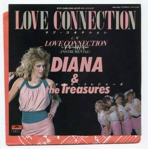 【EP レコード　シングル　同梱歓迎】 DIANA & THE TREASURES ■ LOVE CONNECTION ■ タカラ CAN CHU-HI CF / イメージ・ソング 7DX-1353