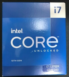 Intel Core i7-13700K BOX 動作確認済