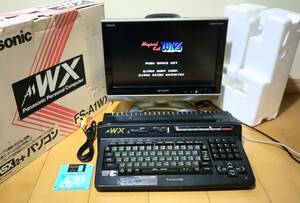 MSX2+ Panasonic FS-A1WX メモリ256KB増設 動作確認済み おまけ付き