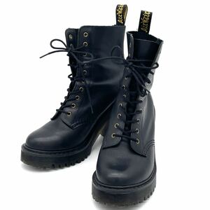 1円 美品 Dr.Martens ドクターマーチン KENDRA セイレーン ケンドラ 10ホール ヒールブーツ レディース UK4 23.5cm