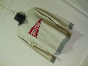 ssy7524 TK Takeo Kikuchi long sleeve sweatshirt sweatshirt gray series # badge # color scheme crew neck cotton 100 size 3/L