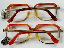 ☆1000円スタート☆　ENA　金張り　メガネフレーム　２本セット　　眼鏡　めがね_画像2
