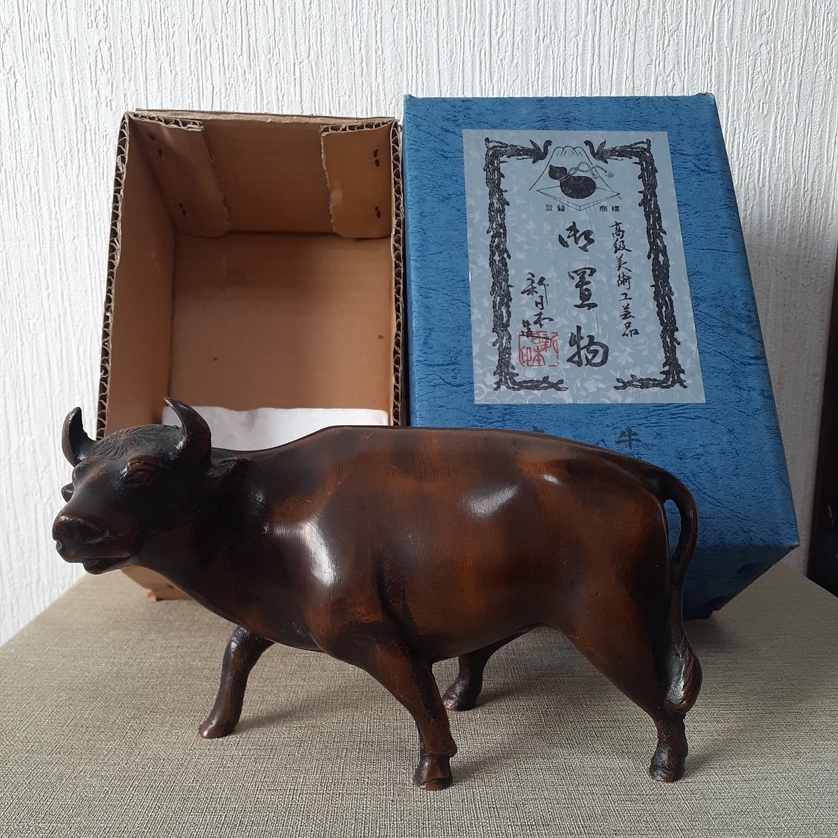 2023年最新】Yahoo!オークション -牛 置物(金属工芸)の中古品・新品