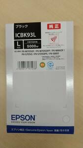 EPSON プリンターインク　ブラック　ICBK93L【純正品】