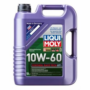 LIQUI MOLY リキモリ シンゾイル レーステックGT1 10W60 1L 20911 LIQUI MOLY リキモリ エンジンオイル 10W-60 1L 1リットル Synthoil