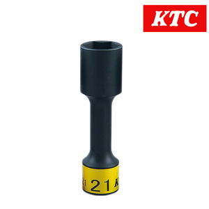 KTC 12.7sq インパクト用 ホイールナットソケット 21mm BP49-21 KTC ソケットレンチ ゴムクッション付き