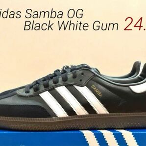 adidas Samba OG Black White Gum 24.5 サンバ レディースサイズ 