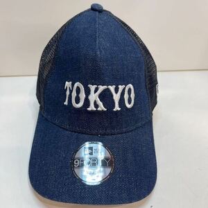 ニューエラ　ジャイアンツ　TOKYO メッシュキャップ帽子 ERA デニム地