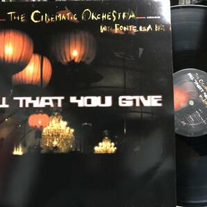 [12インチ] Cinematic Orchestra All That You Give シネマティック・オーケストラ スピリチュアル ジャズ Ninja Tune Club Jazzの画像1
