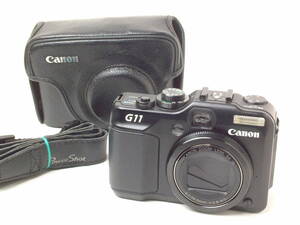 CANON PowerShot G11 (実用美品/現状品/通電確認済） 純正カメラケース付