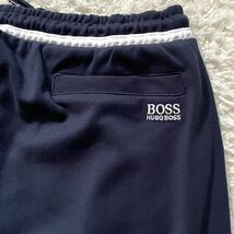 新品タグ付き/XXL●近年モデル ボス ヒューゴ ジョガーパンツ ボトムス ジャージ ストレッチ BOSS HUGOロゴ刺繍 3L ライン 紺 NVY 大谷翔平_画像4