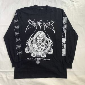 当時もの 1990s ノルウェーメタル “Emperor Wrath of the Tyrants” Tシャツ ヴィンテージ 音楽 バンド メイヘム 