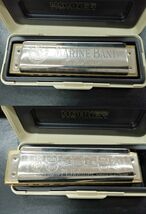 #24397 【M.HOHNER】 ホーナー BLUES HARP A / MARINE BAND C.D / ハーモニカ 3点 動作未確認 楽器 現状品_画像4