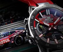 日産NISMOスーパーGT Z23 公式限定モデル ソーラー100m防水 カシオEDIFICE＆NISSANコラボ フェアレディ 腕時計スマホ連動BLUETOOTH_画像1