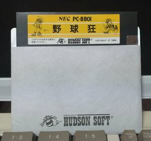 PC-8801 野球狂 PC-8801 HUDSON SOFT ハドソン ソフトのみ