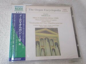 NAXOS// メールロ（1533～1604）：オルガンミサ/トッカータ第1番【CD】フレデリック・ムニョーソ(org)/ヴォーカル・グレゴール//未開封