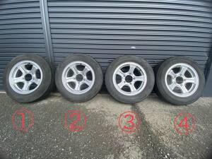 ☆ジムニー JA11 JA12 JA22 JB23 JB64 JB74 WEDS ウェッズ アルミ ホイール セット 175/80R16 タイヤ4本付 16×5.5JJ +19 PCD139.7 5H 社外