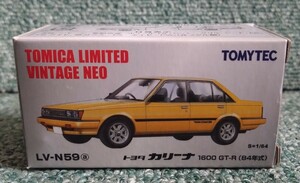 TOMYTEC トミーテック 1/64 トミカリミテッド ヴィンテージ NEO LV-N59 TOYOTA トヨタ AA63 カリーナ 4ドア セダン 1600 GT-R イエロー 4AG