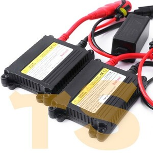 送料無料☆35W/55Wご選択可能!! 薄型 軽量 12V対応品 補修用 完全防水加工 2個/1セット 交換用 HID バラスト 「バラストのみ」