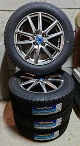 送料無料★4本セット！新品スタッドレス&ホイールセット 165/65R15 グッドイヤー GOOD YEAR アイスナビ ICE NAVI 7 2022年製☆タフト等に