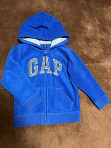 baby Gap ジップアップ パーカー 裏起毛 トレーナー 100