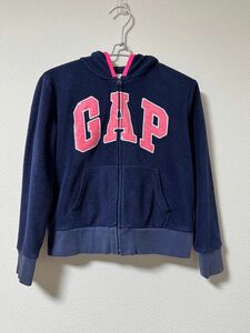 GAP KIDS ジップアップ パーカー 裏起毛 150