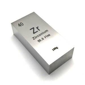 元素標本 ジルコニウム（Zr） インゴット100g